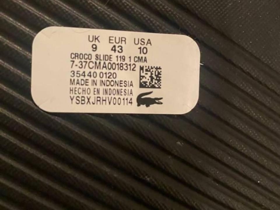 Sprzedam klapki Lacoste, nowe, nieużywane, OKAZJA, Żukowo